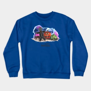 Happy Halloween Night Scary Crewneck Sweatshirt